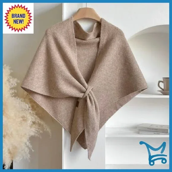 Large Soft Polyester Shawl Wrap Cape Scarf Blanket Multi-Use Accessory